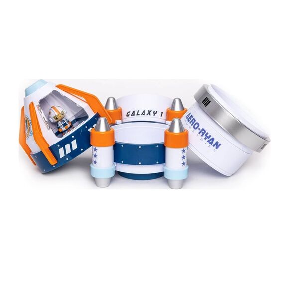 New Ryan's World Galaxy Explorer Rocket 12 Micro Figures Astronauts - Picture 5 of 7